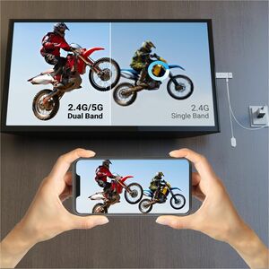 j5create JVAW76 Video Extender Transmitter - Wireless - 1 Output Device - 15 m Range - 1 x USB - 1 x HDMI Out - 3840 x 216