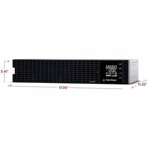 CyberPower Essential Online OL1KRM 1000VA Rack-mountable UPS - 2U Rack-mountable - 4 Hour Recharge - 4 Minute Stand-by - 1