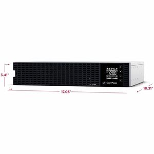 CyberPower Essential Online OL3KRM 3000VA Rack-mountable UPS - 2U Rack-mountable - 4 Hour Recharge - 2.20 Minute Stand-by 