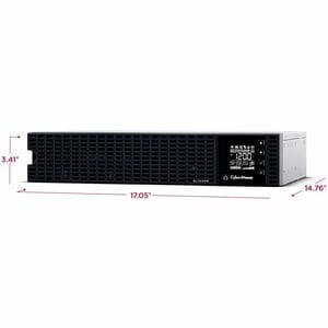 CyberPower Essential Online OL1K5RM 1500VA Rack-mountable UPS - 2U Rack-mountable - 4 Hour Recharge - 4.70 Minute Stand-by