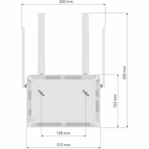 Keenetic Hopper KN-3810 wifi 6 IEEE 802.11ax Ethernet Roteador sem fio - Dual Band - 2,40 GHz Banda ISM - 5 GHz Banda UNII