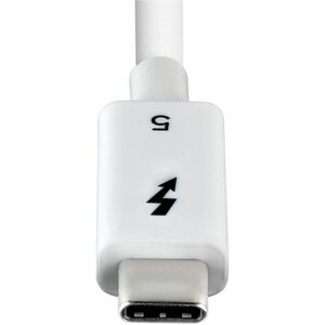 StarTech.com 80 cm Thunderbolt 5 Datentransferkabel - 1 - Cable for Notebook, MacBook Pro, Monitor, Externe GPU, Display -