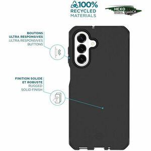 MOBILIS SPECTRUM_R Rugged Case for Samsung Galaxy A17 5G, Galaxy A17 Smartphone - Black - Solid - Bacterial Resistant, Dro