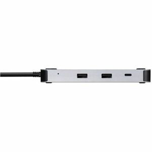 Targus 8 Port(s) USB4 Docking Station for Notebook, Monitor - Charging Capability - Silver - Portable - 2 Displays Support
