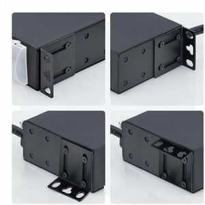 StarTech 13-Outlet Rackmount PDU, 1U Server Power Strip, 1x Front and 12x Rear Ports, Mounted Power Distribution Unit for 