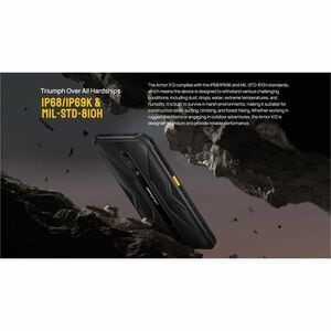 Ulefone Armor X12 32 GB Rugged Smartphone - 13.8 cm (5.5") LCD HD+ 720 x 1440 - Cortex A53Quad-core (4 Core) 2 GHz - 3 GB 