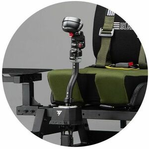 Next Level Racing Flight Seat Pro Gaming-Stuhl - HDF-Polsterung (High Density Foam), PU-Leder