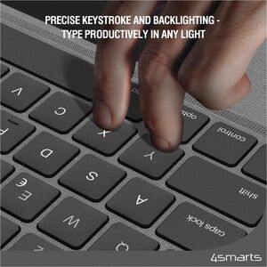 4smarts SolidSmart Tastatur/Cover (Folie) für 27,7 cm (10,9 Zoll) bis 27,9 cm (11 Zoll) Apple iPad (10. Generation), iPad 