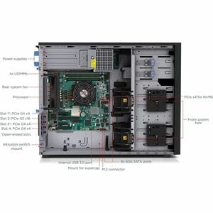Lenovo ThinkSystem ST250 V3 7DCESBLP00 Tower Server - Intel - Serial ATA/600 Steuerung - Intel C266 Chip - 1 Prozessor-Unt