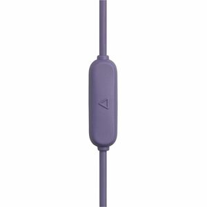 JBL Endurance Run 3 Wired Earbud, Behind-the-ear Stereo Earset - Purple - Binaural - In-ear - 20 Hz to 20 kHz - Mini-phone