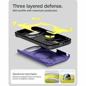 Spigen Tough Armor Case for Google Pixel 10a Smartphone - Ash Violet