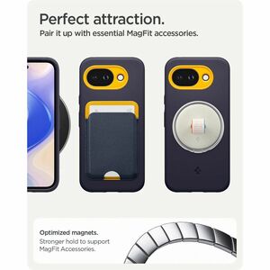 Spigen Nano Pop Case for Google Pixel 10a Smartphone - Textured,Dotted Side Pattern - Blueberry Navy - Drop Resistant, Scr