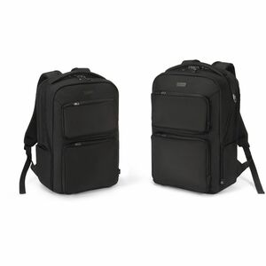 Dicota SEVEN Tasche (Rucksack) für 30,5 cm (12 Zoll) bis 35,6 cm (14 Zoll) Notebook - Schwarz - 1680D Polyethylenterephtha