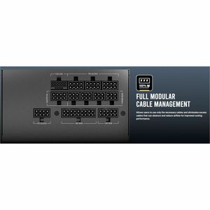 Système d'alimentation Antec GSK1000 ATX3.1 Modulaire - 1 kW - Interne - 120 V AC, 230 V AC Entrée - 3.3 V DC, 5 V DC, 12 