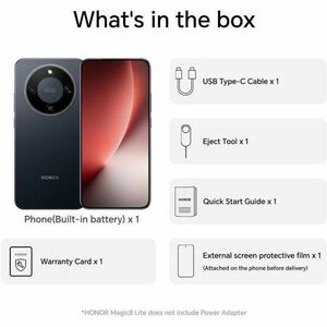 Honor Magic8 Lite 512 GB Smartphone - 17,2 cm (6,8 Zoll) AMOLED 1.5K 2640 x 1200 - Octa-Core (Cortex A720Single-Core 2,30 
