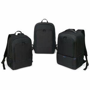 Dicota TWO Carrying Case (Backpack) for 33 cm (13") to 35.6 cm (14") Notebook - Black - Water Resistant, Weather Resistant