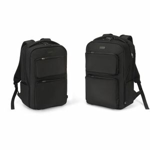 Dicota SEVEN Carrying Case (Backpack) for 35.6 cm (14") to 40.6 cm (16") Notebook - Black - RFID Resistant, Water Proof Bo