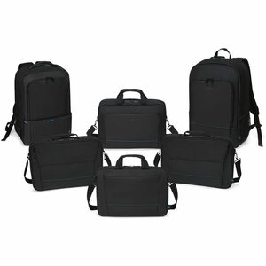 Dicota TWO Tasche für 38,1 cm (15 Zoll) bis 43,9 cm (17,3 Zoll) Notebook - 300D rPET Polyester Körper - wasserabweisend, W