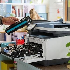 HP LaserJet Pro 3303FDN Wired Laser Multifunction Printer - Colour - Copier/Fax/Printer/Scanner - 25 ppm Mono/25 ppm Color