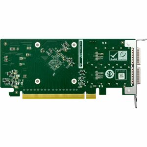QNAP QXG-100G2SF-BCM Dual-port, 100 GbE Network Expansion Card - PCI Express 4.0 x16 - 256 Gbit/s Data Transfer Rate - Opt