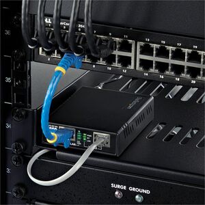 StarTech.com Kit d'Extension Ethernet VDSL2 sur Paire de Fils Unique, Répéteur Longue Portée Jusqu'à 1km, Remplace le 110V