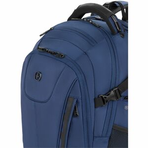 SwissGear Elite 5358303408 Carrying Case (Backpack) for 16" Notebook - Navy - Abrasion Resistant, Crush Resistant - Ballis