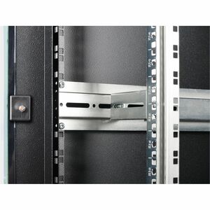 Digitus Unique Light 42U Bodenstehend Geschlossener Schrank Rackschrank für IT-Ausrüstung743 mm Regaltiefe - Schwarz - Sta