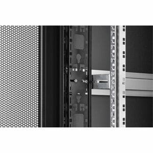 Digitus Unique 42U Bodenstehend Geschlossener Schrank Rackschrank für Server, PDU1135 mm Regaltiefe - Schwarz - Stahl, Ble