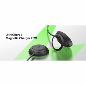 Belkin UltraCharge Induction Charger - Black - For iPhone - Input connectors: USB - Qi2 Certified, Magnetic, Fast Charging