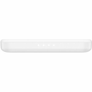 Belkin BoostCharge Power Bank - White - For Earbud, iPhone, Qi-enabled Device - 5000 mAh - 15 W - USB Type-C Connector - L