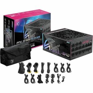 MPG Ai1300TS PCIE5 ATX Power Supply - 80 PLUS TITANIUM - Fully Modular