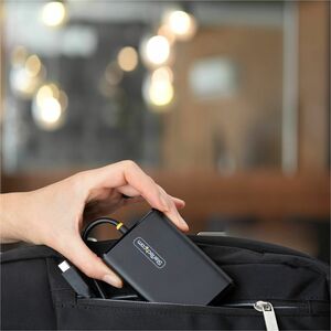 StarTech.com Chargeur USB-C 65W pour PC Portable, Câble USB-C Attaché de 1,5m, Bloc d'Alimentation pour Dell, XPS, HP ProB