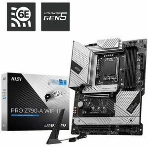 MSI Z790-A WIFI II Gaming Desktop Motherboard - Intel Z790 Chipset - Socket LGA-1700 - ATX - Pentium Gold, Celeron, Core P