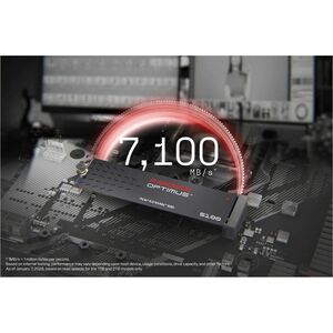 SanDisk Optimus Solid State-Laufwerk - M.2 2280 Intern - 2 TB - PCI Express NVMe (PCI Express NVMe 4.0 x4) - Notebook, Des