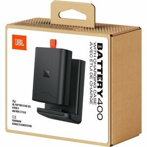 JBL Battery 400 Power Bank - Black - For Portable Speaker, Smartphone, Tablet PC - Lithium Ion (Li-Ion) - 9444 mAh - 30 W 