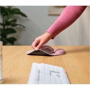 Mouse Pad Trust Bigfoot - Small - 236 mm x 205 mm x 16 mm Dimensioni - Rosa - Antiscivolo - Mouse