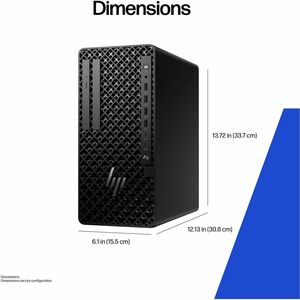 Workstation HP Z1 G1i - Intel Core Ultra 5 225 - 16 GB - 1 TB SSD - Tower - Intel Q870 Chip - Windows 11 Pro 64-bit - AMD 