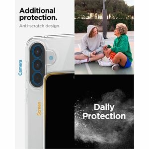 Spigen Ultra Hybrid Case for Samsung Galaxy A57 Smartphone - Crystal Clear - Scratch Resistant, Drop Resistant, Anti-scrat