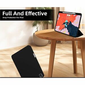 4smarts Basic Tasche (Folie) für 27,9 cm (11 Zoll) Apple iPad Pro 11 (2024) Tablet - Schwarz - PU-Leder, Thermoplastisches