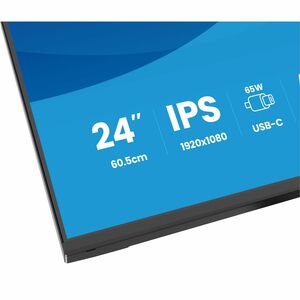 24IN IPS 4-SIDE SLIM BEZEL 1920X1080 USB-C DOCK (LAN/65W PD
