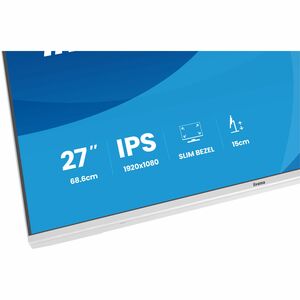 27IN WHITE IPS-PANEL 4-SIDE SLIM BEZEL1920X1080 120HZ EYECOM