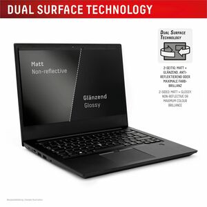 Displex Privacy Safe 3H Polyethylenterephthalat (PET) Blendfrei Blickschutzfilter für Microsoft - für 36,6 cm (14,4 Zoll) 