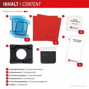 Displex 9H Acryl, Glas Displayschutz für Apple, Watch Series 7, Watch Series 8 - Transparent - 2 Pack - für OLED Apple Wat