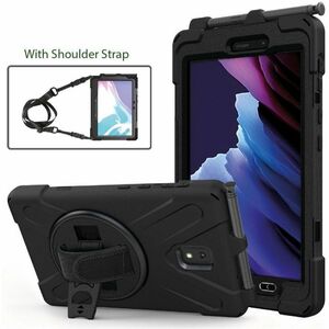 4smarts Rugged Case Grip Robust Tasche für 20,3 cm (8 Zoll) Samsung Galaxy Tab Active3, Galaxy Tab Active5 Tablet - Schwar