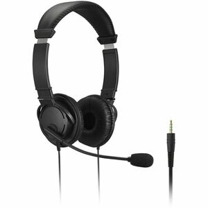 Kensington Classic Wired Over-the-head, On-ear Stereo Headset - Binaural - Circumaural - 182.9 cm Cable - Noise Cancelling