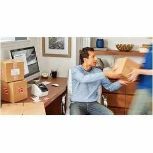 Brother QL-810WC Office, Mail Room, Reception Direct Thermal Printer - Two-color - Label Print - USB - USB Host - IEEE 802