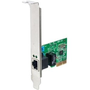 Gigabit PCI Express Network Card, 10/100/1000 Mbps PCI Express RJ45 Ethernet Card - PCI - 1 Port(s) - 1 - Twisted Pair