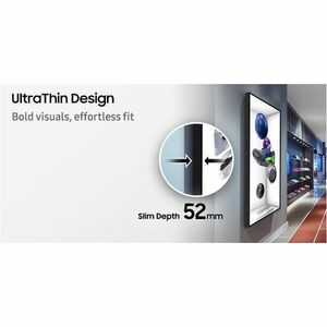 Samsung SM85HX-P Digital Signage Display - 85" LCD - Vertical Alignment (VA) - 24 Hours/7 Days Operation Quantum Processor