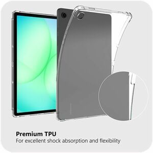 Coque Just in Case - pour Samsung Tablette - Clair - Résistant aux rayures, Résistant aux coups, Résistant à l'usure, Abso
