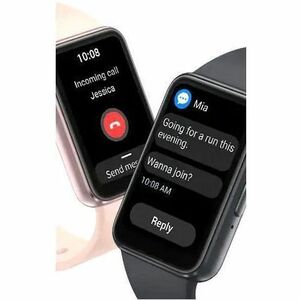 Samsung Galaxy Fit3 SM-R390 Smart Watch - Rectangular Case Shape - 40 mm Case Height - Unisex - Pink, Pink Gold Body Color